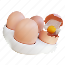 egg, tray 