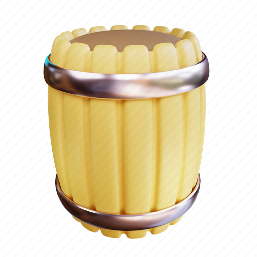 Barrel, petrol, drum, tank, beer, fuel, container 3D illustration - Download on Iconfinder
