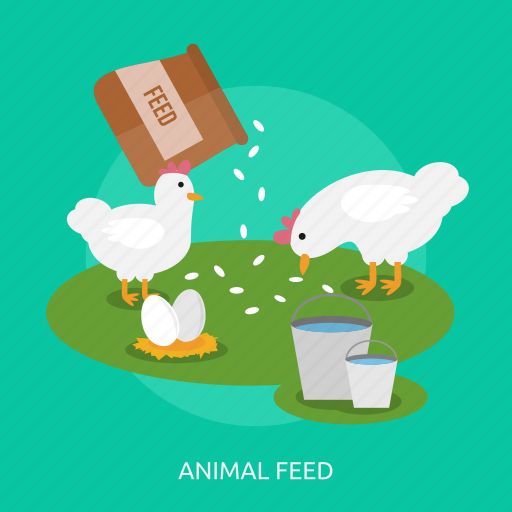 Animal feed, bucket, chicken, egg, farming, feed, lovestock icon - Download on Iconfinder