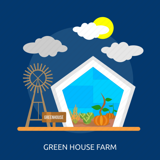 Cabbage, farm, green house farm, pumpkin, sprout, sun, windmill icon - Download on Iconfinder