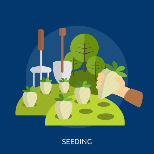 Agriculture, countryside, farming, onion, seeding, tree, vegetable icon - Download on Iconfinder