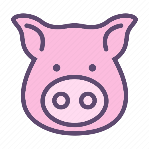 Animal, farm, head, hog, pig, swine icon - Download on Iconfinder