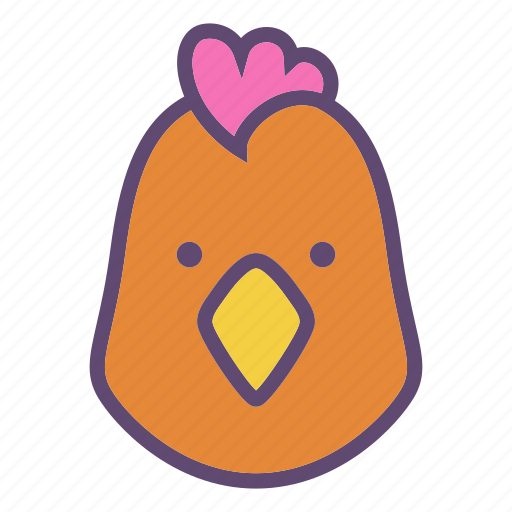 Bird, chicken, farm, head, hen icon - Download on Iconfinder