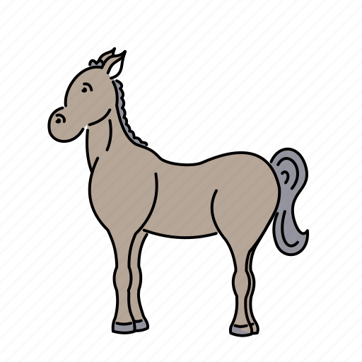 Animal, farm, horse, riding icon - Download on Iconfinder