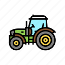tractor, farm, transport, equipment, baler, manure
