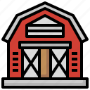 barn, and, house, farm, farming, gardening, silo