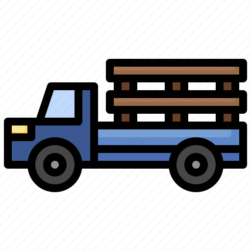 Truck, roll, haystack, hay, farming, pickup, car icon - Download on Iconfinder