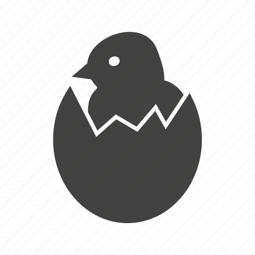 Bird, chicken, egg, eggs, hatch, hatched, shell icon - Download on Iconfinder