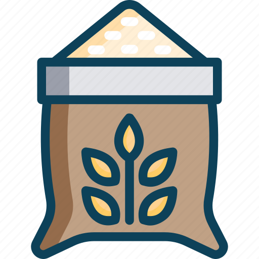 Carbs, charity, food, refuge, rice bag icon - Download on Iconfinder