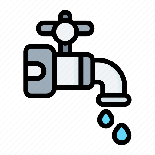 Faucet, leak, plumbing, tap, water icon - Download on Iconfinder