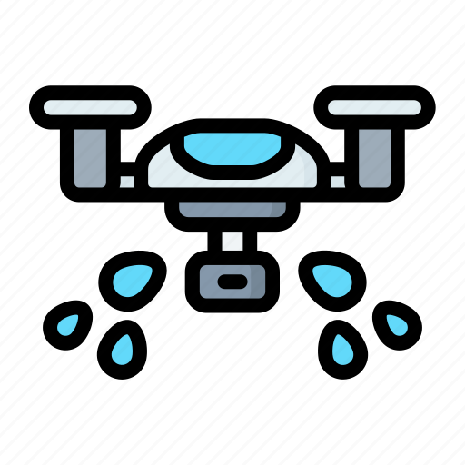 Spray, drone, future, of, farming icon - Download on Iconfinder