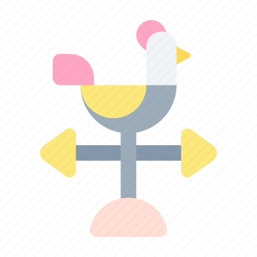 Forecast, rooster, vane, weather, wind icon - Download on Iconfinder