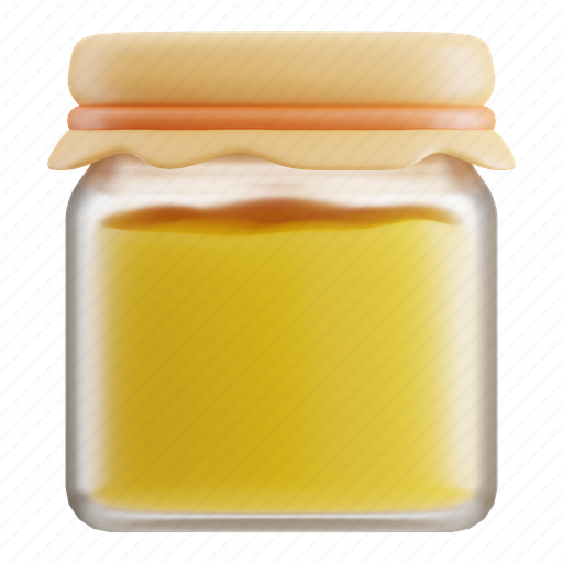 Honey, bee, beekeeping, hive, apiary, sweet, jar 3D illustration - Download on Iconfinder