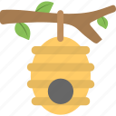 bee house, beehive, farming, insect life, nature