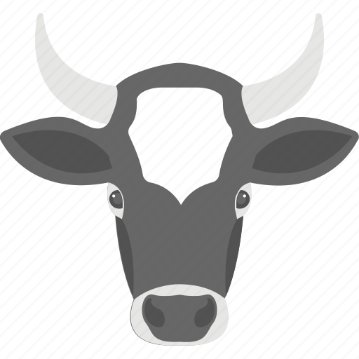 Animal, cattle, cow head, dairy farming, livestock icon - Download on Iconfinder