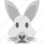 animal, bunny head, hare, rabbit face, wildlife 