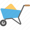 agriculture, carry cart, hand cart, push cart, wheelbarrow 
