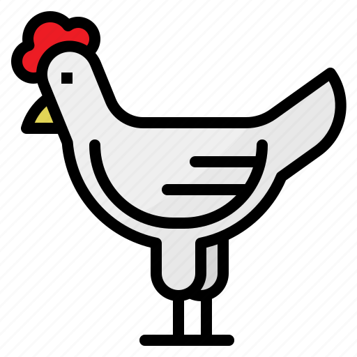 Animal, chicken, farm, food, hen icon - Download on Iconfinder