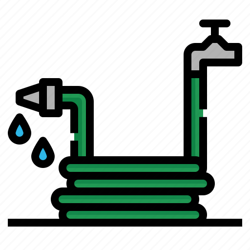 Farm, garden, hose, wash, water icon - Download on Iconfinder