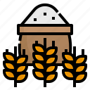farm, flour, food, grain, wheat