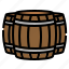 barrel, beer, farm, wine, wooden 