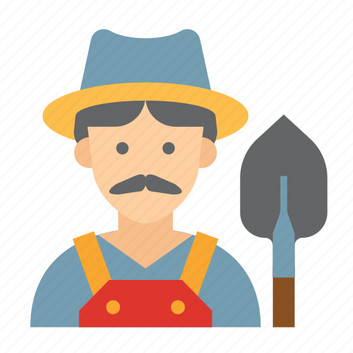Farmer, village, man, avatar, farming, gardening, agriculturist icon - Download on Iconfinder