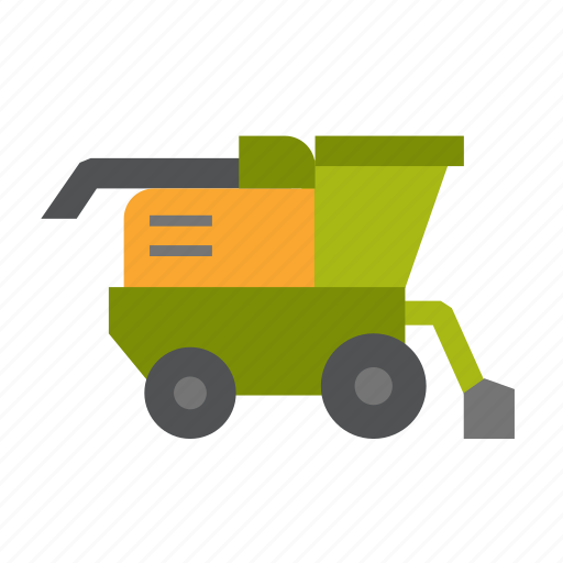 Combine, harvester, agriculture, harvest, machinery, farming, transportation icon - Download on Iconfinder