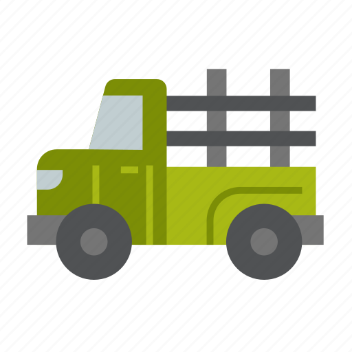 Pickup, truck, pick, up, farm, havest, vehicle icon - Download on Iconfinder