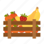 crate, orchard, fruits, box, harvest, farm, agriculture 