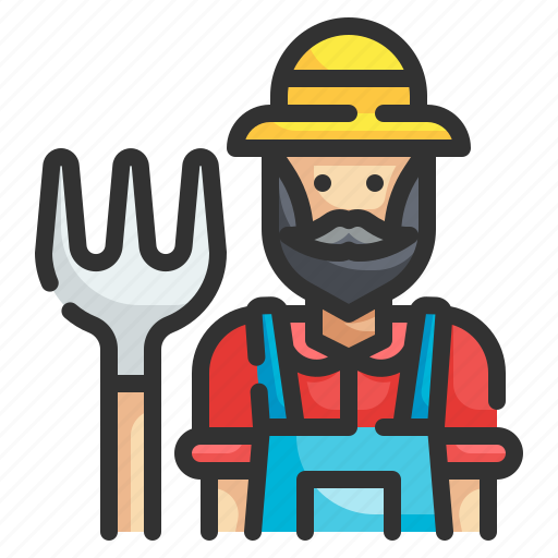 Farm, farmer, gardener, profession, occupation icon - Download on Iconfinder