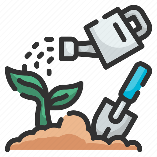 Gardening, plant, watering, growth, sprout icon - Download on Iconfinder