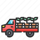 truck, pickup, cargo, transportation, vehicle