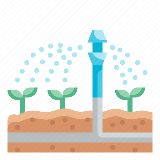 Sprinkler, irrigation, gardening, watering, garden icon - Download on Iconfinder
