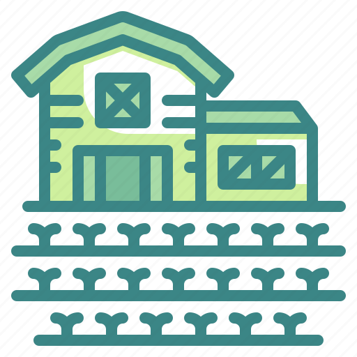 Farm, house, field, rural, farming icon - Download on Iconfinder