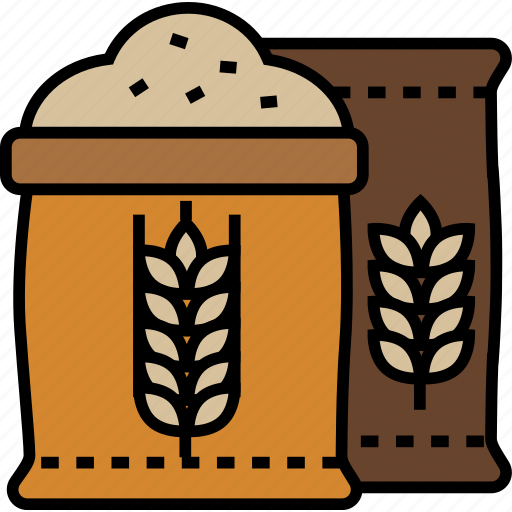 Wheat, barley, branch, bag, grain, pack, food icon - Download on Iconfinder