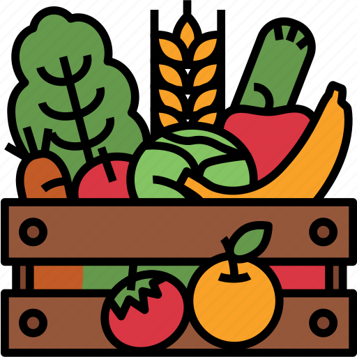 Harvest, farm, farming, food, healthy, vegetables, fruits icon - Download on Iconfinder
