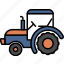 tractor, transport, engine, farm, vehicle, farming, agriculture 