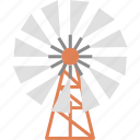 windmill, wind, mill, ecologic, energy, buildings, farm, gardening, farming, agriculture