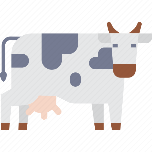 Cow, cattle, farm, milk, animal, farming, livestock icon - Download on Iconfinder