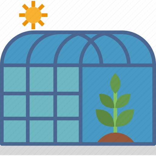 Greenhouse, sprout, farm, gardening, farming, agriculture icon - Download on Iconfinder