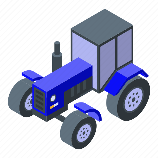 Business, car, cartoon, classic, farm, isometric, tractor icon - Download on Iconfinder