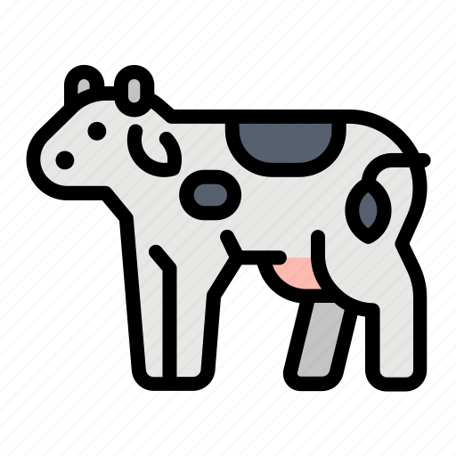 Farm, farming, farmer, cow, animal, dairy, milk icon - Download on Iconfinder