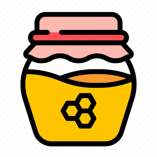 Farm, farming, farmer, honey, jar, bee, honeycomb icon - Download on Iconfinder