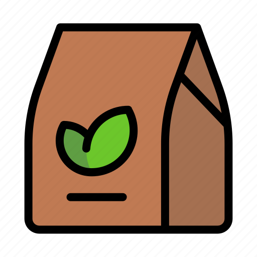 Farm, farming, farmer, seed, bag, grain, plant icon - Download on Iconfinder