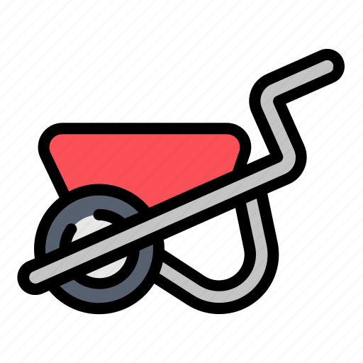 Farm, farming, farmer, wheelbarrow, tool, equipment, cart icon - Download on Iconfinder
