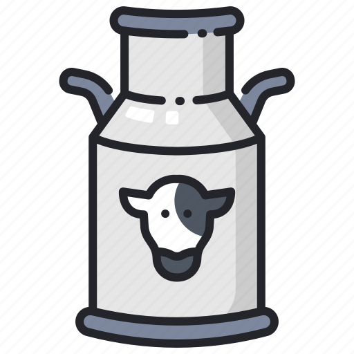 Bucket, cow, drink, farm, fresh, healthy, milk icon - Download on Iconfinder