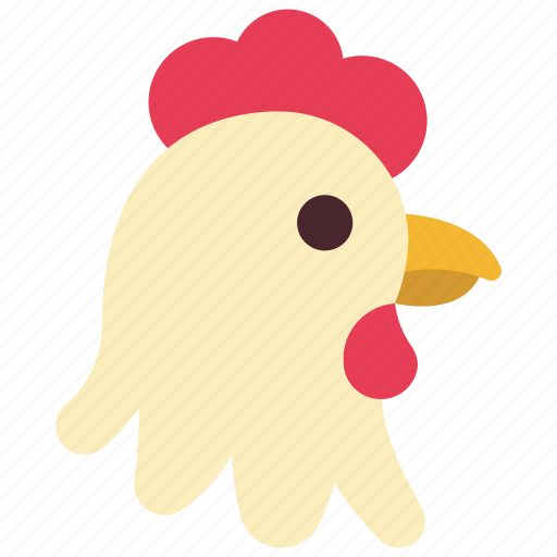 Chicken, face, agriculture, farm, cockerel icon - Download on Iconfinder