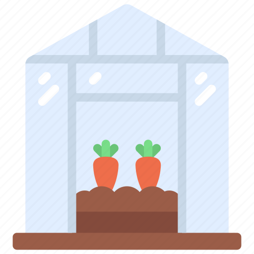 Greenhouse, with, vegetables, agriculture, farm, growing icon - Download on Iconfinder