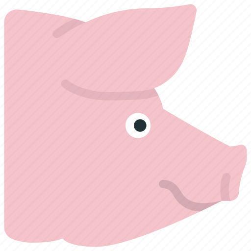 Pig, face, agriculture, farm, animal icon - Download on Iconfinder