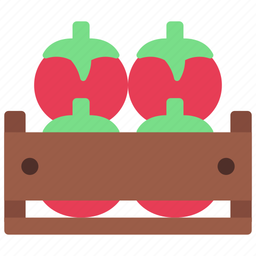 Tomato, crate, agriculture, tomatos, vegetables icon - Download on Iconfinder